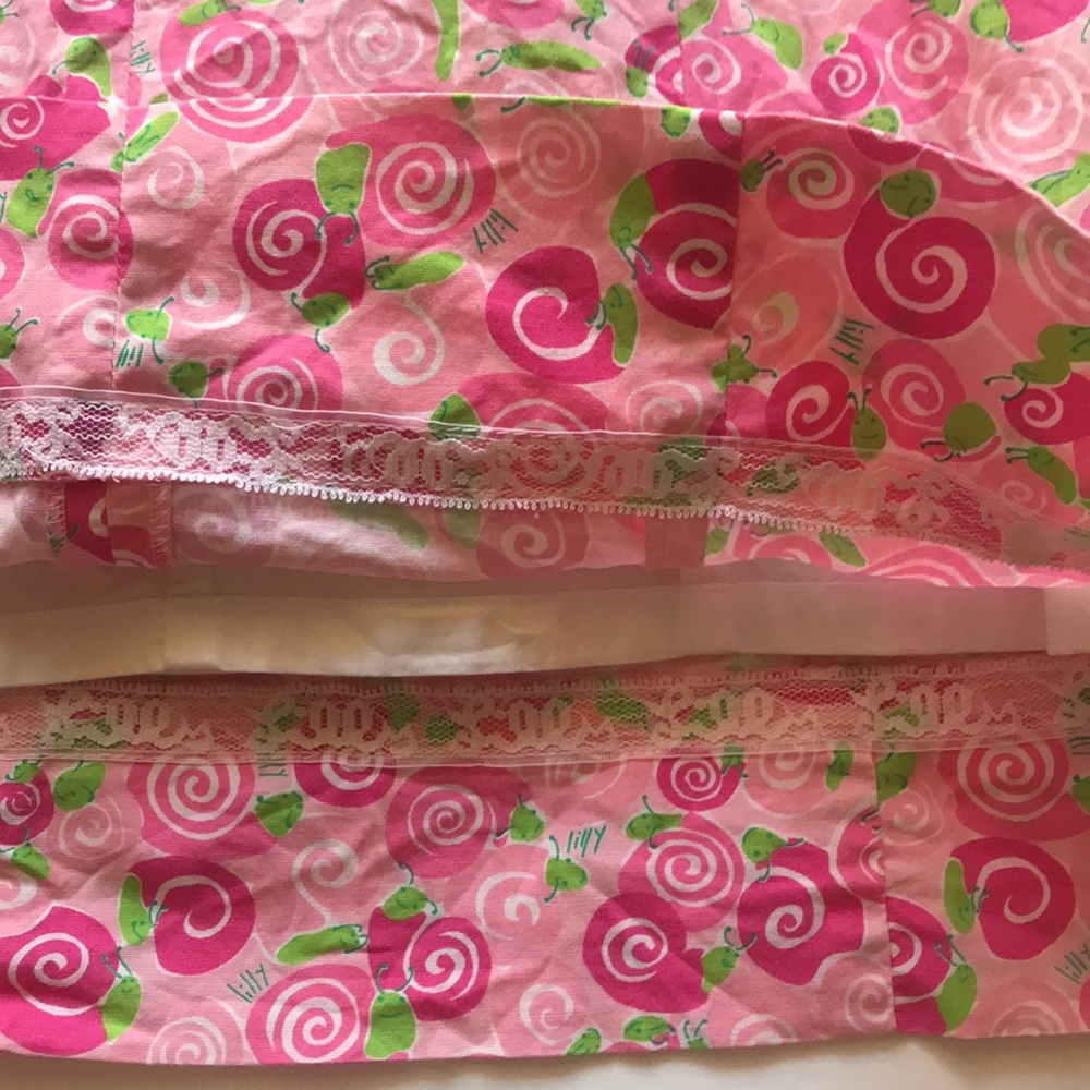 Lilly Pulitzer Rare Vintage White Label Y2k Slip Dress Snail Print Barbie Pink 6 - Picture 15 of 16